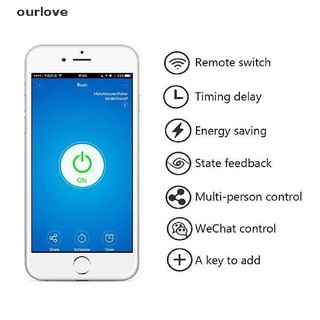 ourlove sonoff basic wifi diy smart wireless interruptor remoto controlador de luz módulo de trabajo ourlove (9)