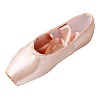 [Alta calidad] mujer niña Ballet zapatos de baile satén Pointe Suede suela Yoga zapato ropa de baile 34