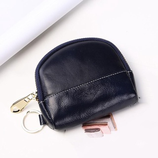 Women Fashion Mini Smooth Coin Purse Female Key Ring Package Card Holders (5)