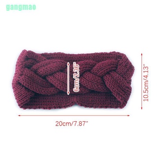 【mao】Fashion Women Girl Winter Ear Warmer Headwrap Crochet Headband Knitted Hairband