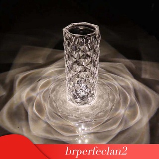 [BRPER2] Lámpara de mesa de cristal, lámparas decorativas de mesa de noche, lámpara de noche de noche, lámpara de mesa de moda para dormitorio,