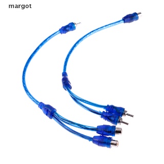 [margot] 1 Pza Conector De cable Adaptador RCA Hembra A Macho Divisor De audio Estéreo Y .
