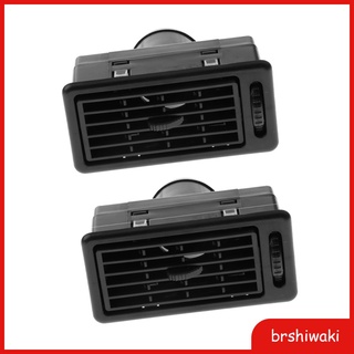 [BRSHIWAKI] 2 piezas negro coche camión RV ATV calor AC salida de ventilación de aire Dash salida de ventilación