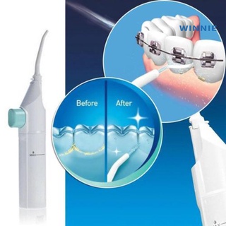 [winnie] unisex irrigador oral de agua dental jet power floss pick limpieza de dientes flusher