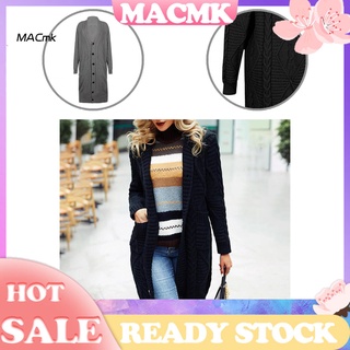 <MACmk> Suéter amigable con la piel mujer de manga larga prendas de punto ropa a prueba de viento para el invierno