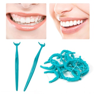 20 pzas/juego de palillos de dientes desechables para cepillo de dientes/tira Dental/limpieza Dental/limpieza Dental