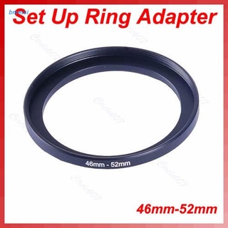 bmessi NEW Metal 46mm-52mm Step Up Lens Filter Ring 46-52 mm 46 to 52 Stepping Adapter