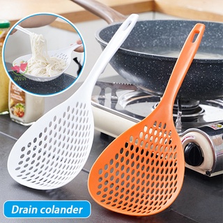 Colador de cucharón de cocina con mango largo de alta resistencia al calor colador colador para drenar huevo Vegatable fideos