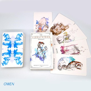owen 78 cartas deck the linestrider tarot completo inglés oracle adivinación destino juego