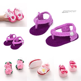 coc moda lindo niñas bebé niño de punto ganchillo algodón calcetín encantador zapatos de bebé