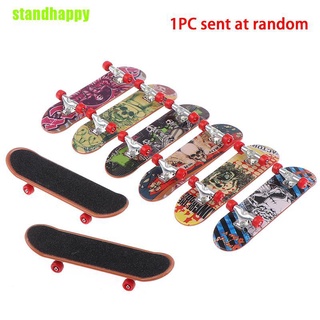Standhappy diapasón Mini dedo monopatín de plástico dedo patineta patineta Scooter juguete