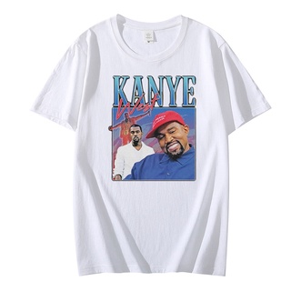 Camiseta/Camiseta De manga corta Kanye West De gran tamaño para hombres y mujeres (8)