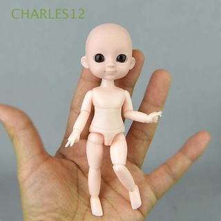 CHARLES12 12cm Nude Baby Dolls DIY Moveable Joint Doll Baby Action Figure Mini Figure Toys Manga artists 1/12 Joint Body Drawing Figures Dolls Toys