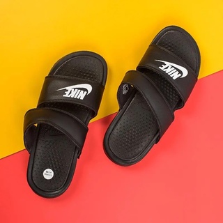 Calzado Nike Benassi Jdi Zapatillas Estilo Clásico Yin Yang Negro Blanco