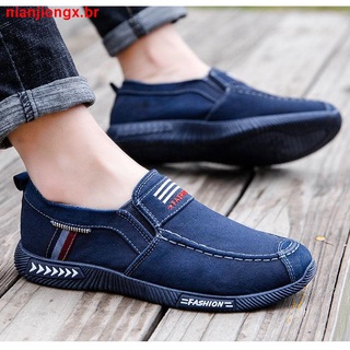Zapatos de hombre old Beijing cloth casual transpirable suela suave antideslizante (4)
