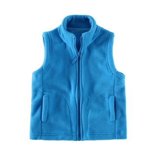 (ASH)Children Girl Boys Baby Winter Warm Coats Vest Zipper Thick Hoodie Outerwear