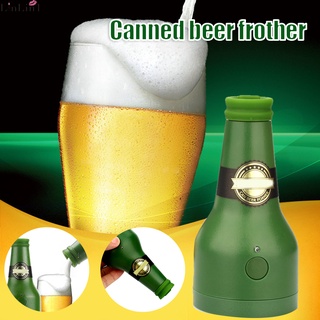cerveza espumador creativo forma botella fabricante de espuma portátil al aire libre fiesta cerveza bubbler para enlatado embotellado