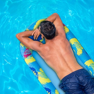 ready inflable piscina tumbona colchón flotante agua aire cama reclinable