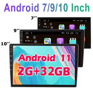 7/9/10 Pulgadas Android11.0 (2G RAM + 32G ROM) 2Din Autoradio Coche Estéreo Reproductor De Vídeo Multimedia Soporte FM/GPS/Wifi/Bluetooth/Mirrorlink