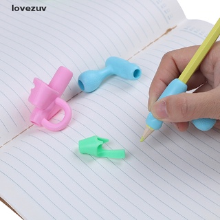 lovezuv 3 unids/set niños porta lápices bolígrafo ayuda escritura agarre corrección de postura herramienta co