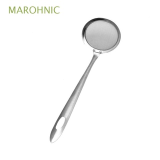 marohnic nuevo colador filtro malla colador cuchara accesorios cocina acero inoxidable tamiz de cocina aceite fino/multicolor (1)