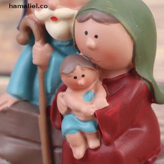 [hamaliel] natividad de cristo de jesús adorno regalos belén escena artesanía manger figuritas [co]