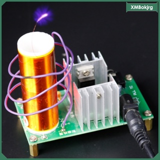 15w mini música tesla bobina altavoz de plasma tesla transmisión inalámbrica diy kit