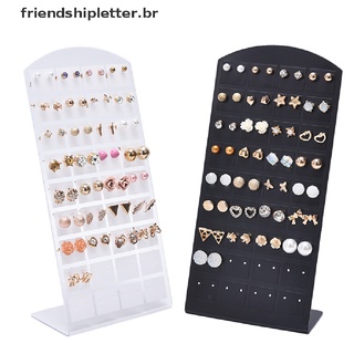[friendshipletter.br] 72 aretes de oreja organizador de 72 agujeros, soporte para exhibición de joyas.