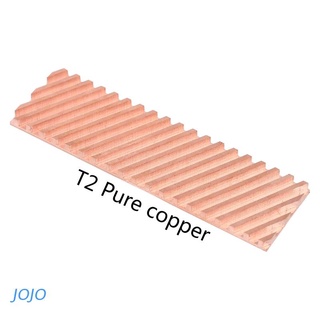 jojo pure copper disipador de calor enfriador disipador de calor ssd almohadilla térmica para m.2 2280 pci-e nvme