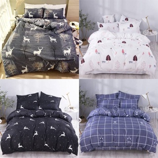 Simple And Stylish Home 3in1 Home Bedding Set Bed Sheet Quilt Cover Pillowcase Bedroom Washable Student Dormitory Suit