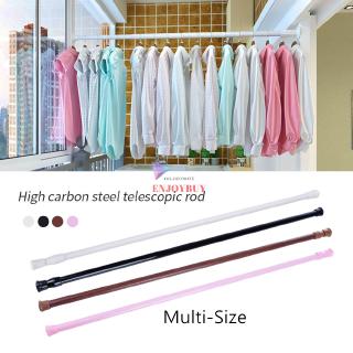 barras de cortina de ducha de acero de calidad multifuncional ajustable baño gasa extensible tensión telescópica barra de dormitorio (1)
