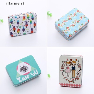 Iffarmerrt caja sellada con dibujo Para almacenar joyas/dulces/Latas/monedero/regalo (Iffarmerrt)