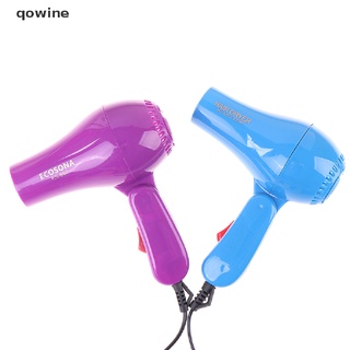qowine mini secador de pelo profesional plegable viaje hogar eléctrico soplador de pelo co