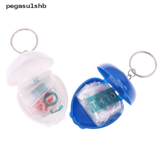 pegasu1shb 1pc proteger rcp máscara boca llavero rescate en caja del corazón máscara cara primeros auxilios caliente (7)