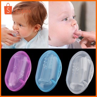 [nueva llegada]masajeador de dientes de silicona para limpieza de bebés (1)