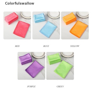 [colorfulswallow] 5 piezas de paño de limpieza de vidrio reutilizable, reutilizable, para pulir microfibra (2)