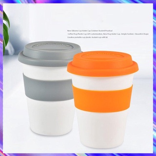 Taza plegable portátil de silicona telescópica para beber taza de café plegable (2)