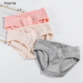 [bograg] ropa interior de algodón embarazada de cintura baja sin costuras suave ropa interior embarazo bragas 579co (9)