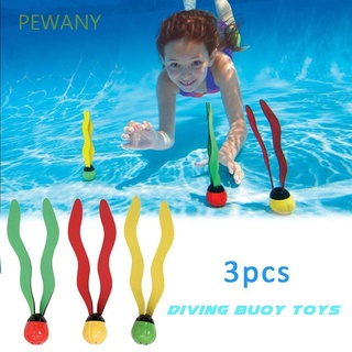 Pewany 3 unids/set de juguetes de algas marinas regalos de buceo hierba juguetes de algas buceo juguete piscina accesorios juegos de agua juegos de piscina para niños deportes submarino juguete (1)