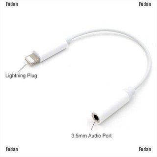 <Fudan> 3.5Mm Earphone Headphone Audio Adapter Cable Converter For Iphone (6)