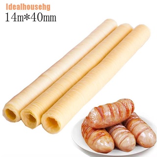 [Idealhousehg] Sausage Packaging Tools 14M*40Mm Sausage Casing For Sausage Casings