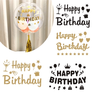18-32 pulgadas feliz cumpleaños Bobo globos transparentes de látex globos