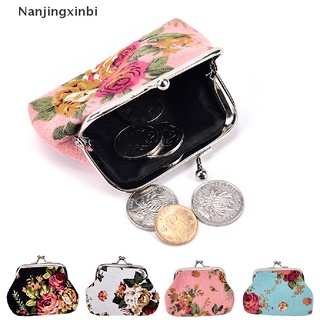 [nanjingxinbi] monedero de las mujeres de la impresión de flores de las señoras monedero de bolsillo de la moneda de la llave de crédito [caliente]