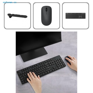 onformn Full-size Optical Keyboard Kit 2.4GHz Optical Mouse Kit Stable Transmission for Notebook