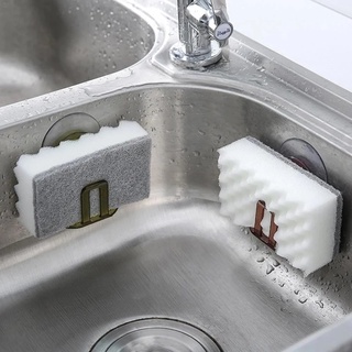 hogar ventosa colgante de pared esponja soporte de drenaje/baño cocina fregadero jabón estante de almacenamiento
