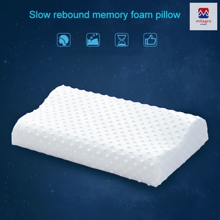 almohada de espuma viscoelástica ergonómica para cama de rebote lento almohada para dormir cuello alivio del dolor (8)