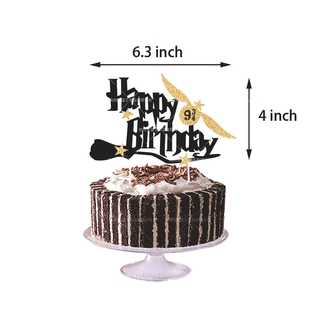 Harry Potter tema fiesta de cumpleaños decoración conjunto bandera torta Topper globo niños bebé fiesta de cumpleaños necesidades mago sombrero Glasse regalo (4)