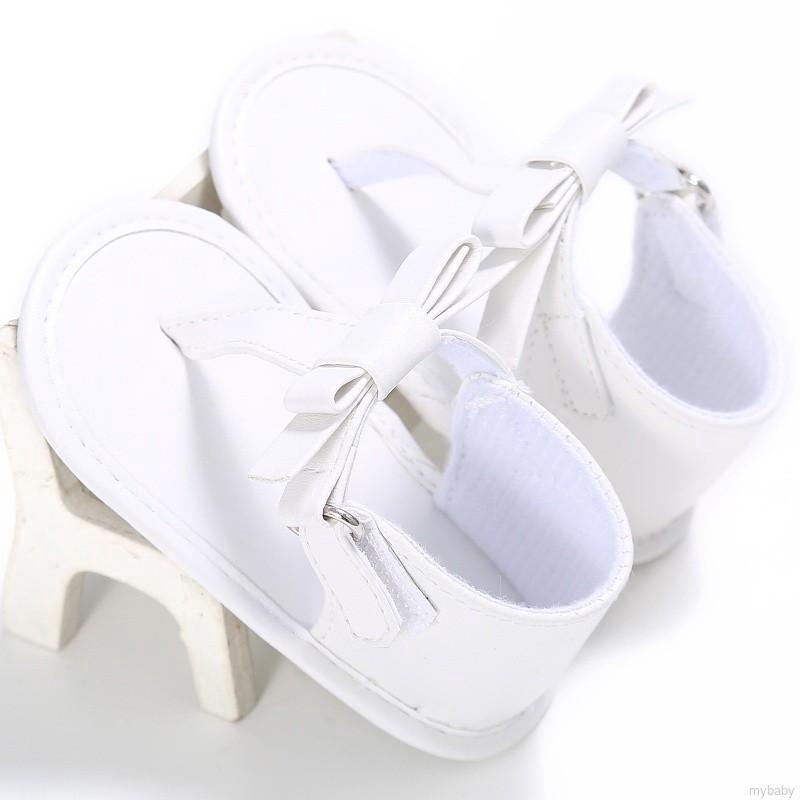 Mybaby zapatos de suela suave con lazo antideslizante para recién nacidos/niñas (8)