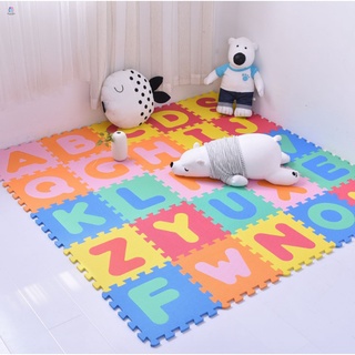 Alfabeto (A-Z) rompecabezas piso alfombras de espuma conjunto alfabeto rompecabezas azulejos estera educativo aprendizaje juguete para niños pequeños bebé (4)