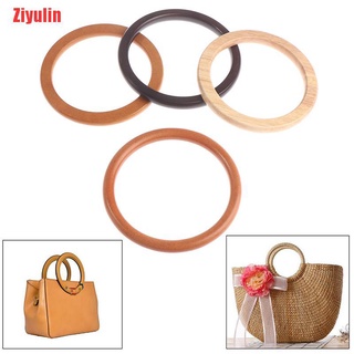 Ziyulin bolsa de madera mango para bolso hecho a mano Totes Diy bolsa accesorios piezas percha (1)